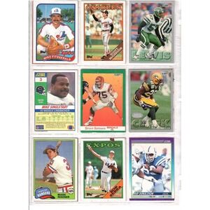 MLB Trading Cards Lot of 71 1980s 1990s Stars Mixed Sets Vintage Card Collection